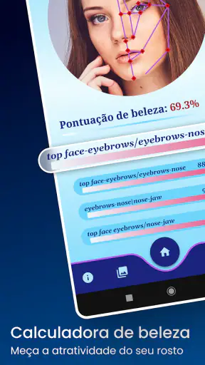 Calculadora e Escala de Beleza screenshot
