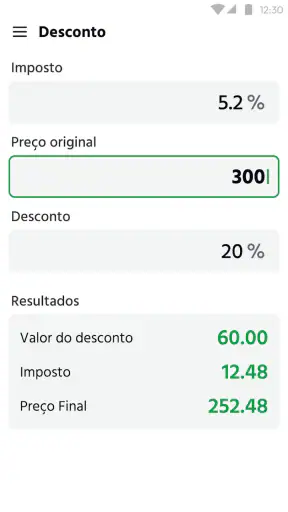 Calculadora: Porcentaje, Moeda screenshot