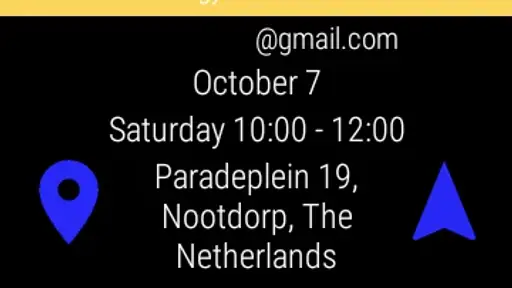 Calendar for wear screenshot