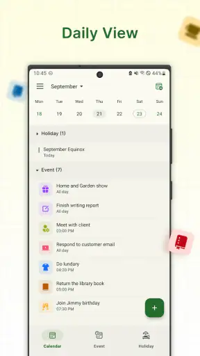 Calendário de Férias screenshot