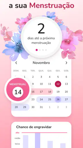 Calendário do período screenshot