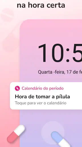 Calendário do período screenshot