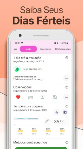 Calendário Menstrual Lilly screenshot