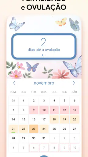 Calendário Menstrual Periodo screenshot