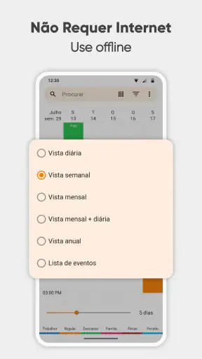 Calendário Simples screenshot