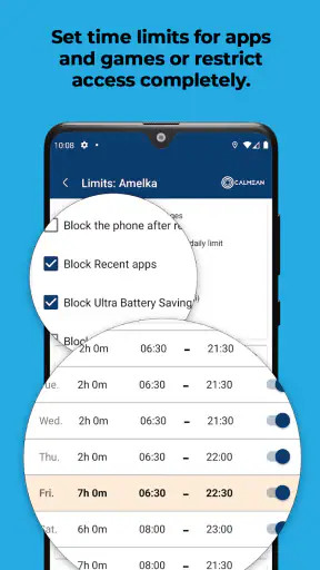 CALMEAN Control Center screenshot
