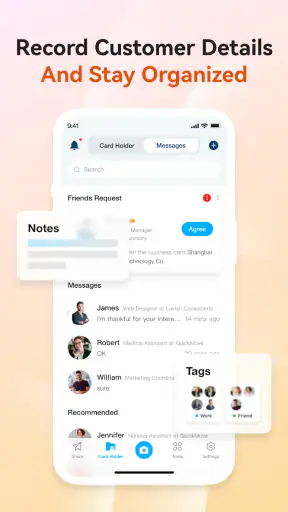 CamCard-Digital business card screenshot