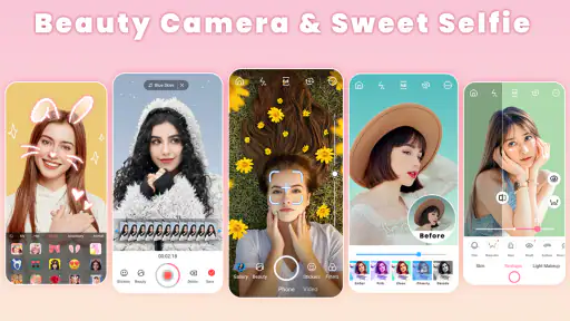 Câmera de Beleza-Câmera Selfie screenshot