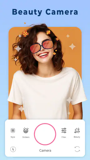 Câmera de Beleza,Câmera Selfie screenshot