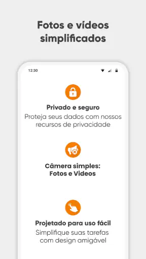 Câmera simples: Fotos e Videos screenshot