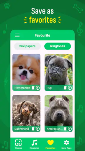 Cão Toque de chamada Wallpaper screenshot