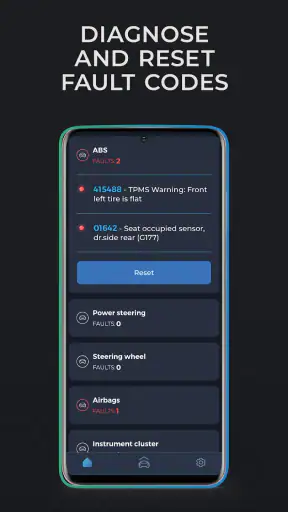 Carista OBD2 screenshot