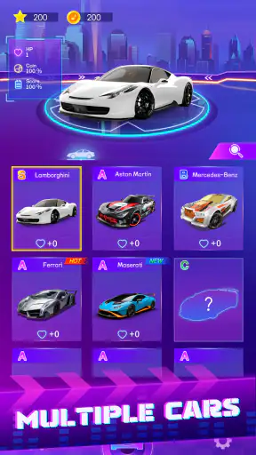 carro de corrida: jogo música screenshot