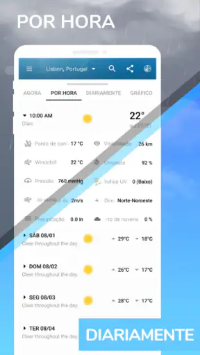 Carta do tempo: amanhã, hoje screenshot