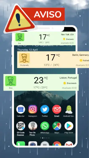 Carta do tempo: amanhã, hoje screenshot