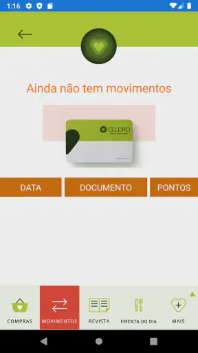 Cartão Celeiro screenshot
