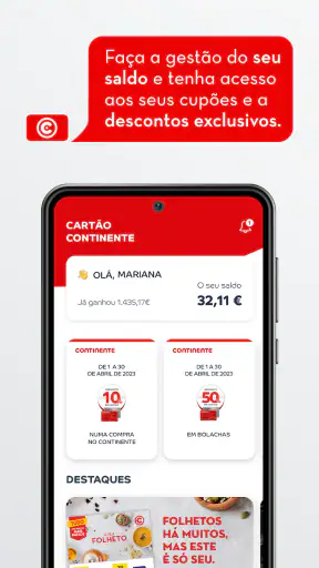 Cartão Continente screenshot