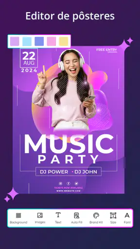 Cartaz AI Poster maker, flyer screenshot
