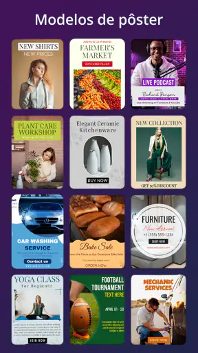 Cartaz AI Poster maker, flyer screenshot