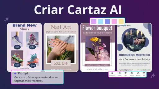 Cartaz AI Poster maker, flyer screenshot