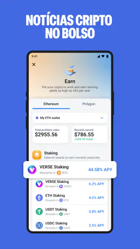 Carteira DeFi Bitcoin e Cripto screenshot