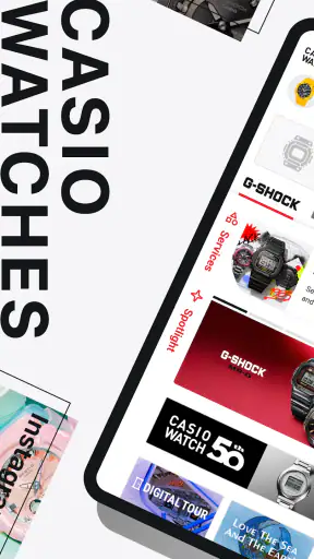 CASIO WATCHES screenshot