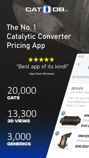 Cat DB - Catalytic Converters screenshot
