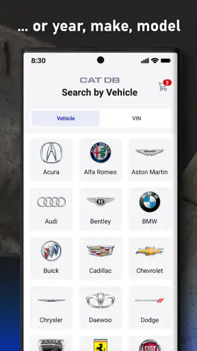 Cat DB - Catalytic Converters screenshot