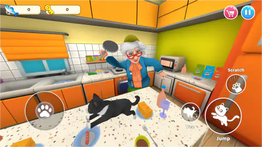 Cat Mayhem: Gran’s Angry screenshot
