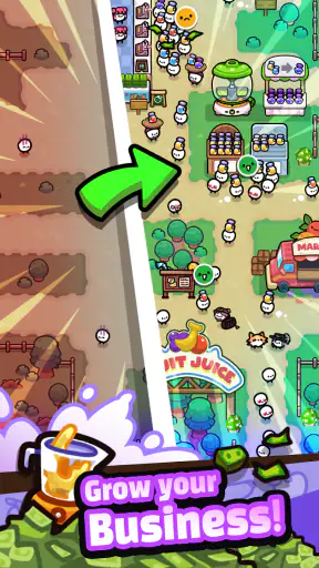 Chainsaw Juice King: Mercado screenshot