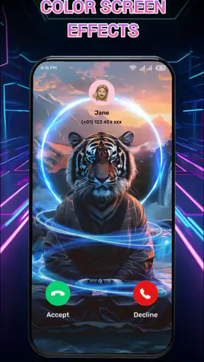Chamada de Tema de Cor e Flash screenshot