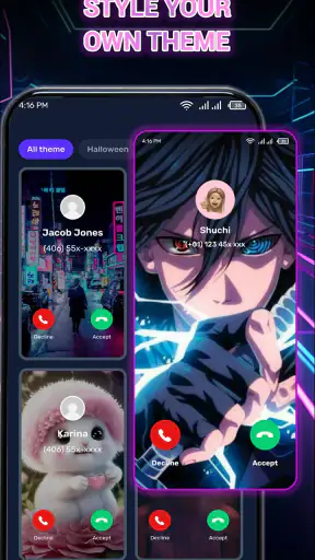 Chamada de Tema de Cor e Flash screenshot