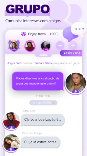Chamet - Bate-papo e vídeo screenshot