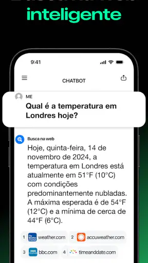 Chatbot - IA em Português screenshot