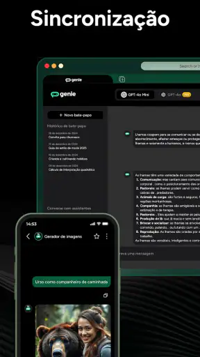 ChatGPT powered IA - Genie AI screenshot