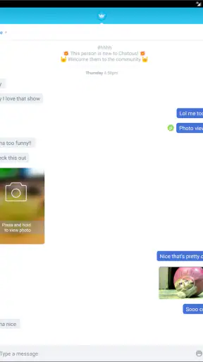 Chatous - Bate-Papo Aleatório screenshot