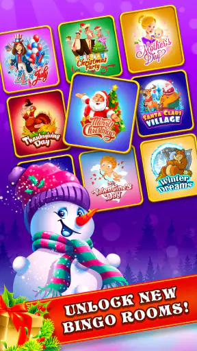 Christmas Bingo Santa's Gifts screenshot