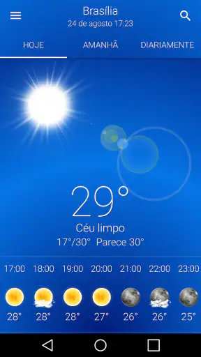 Clima: Céu Limpo screenshot