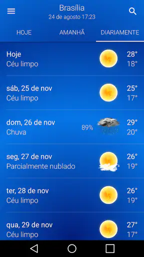 Clima: Céu Limpo screenshot
