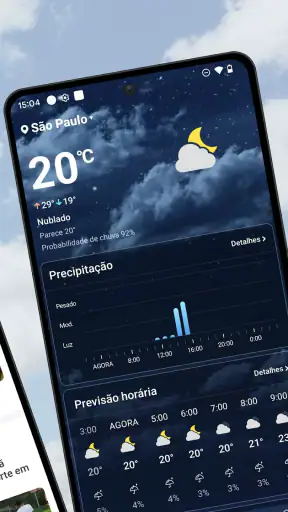 Clima e notícias locais, Radar screenshot
