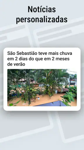 Clima e notícias locais, Radar screenshot