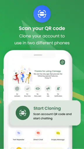 Clonapp Messenger: Web Chat screenshot