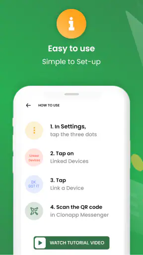 Clonapp Messenger: Web Chat screenshot