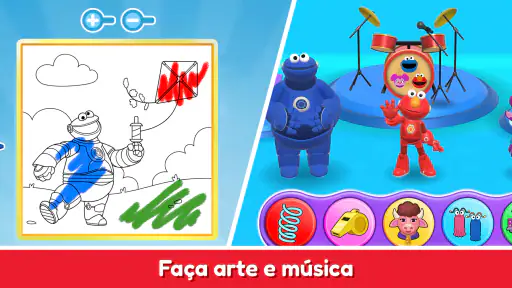 Clube de Jogos Sesame Street screenshot