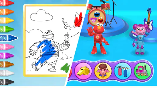 Clube de Jogos Sesame Street screenshot