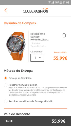 Clubefashion screenshot