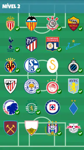Clubes de Futebol Logo Quiz screenshot