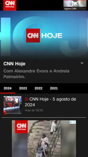 CNN Portugal screenshot