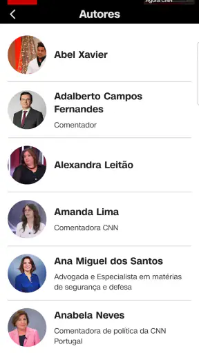 CNN Portugal screenshot