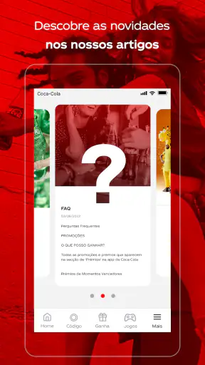 Coca-Cola: Joga e ganha screenshot